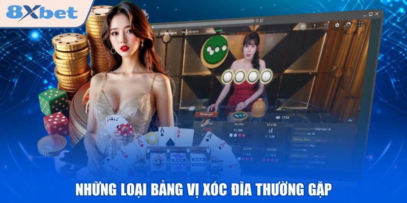 Những loại bảng vị xóc đĩa thường gặp